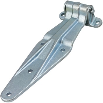 Pressed Door Hinge Blade & Butt, 4 Hole - Forged Steel Plated.
